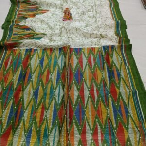 Batik Print Saree