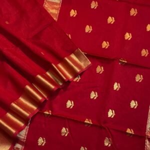 Handwoven Lotus Pallu Sarees